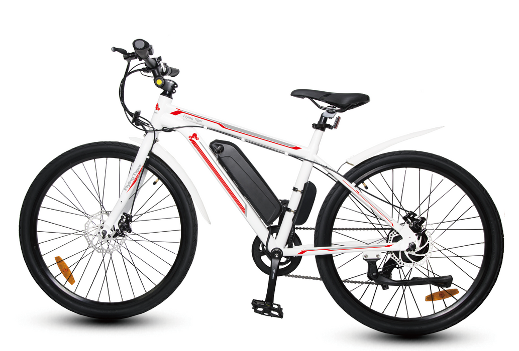 Flying Tiger Electric City Bike - White