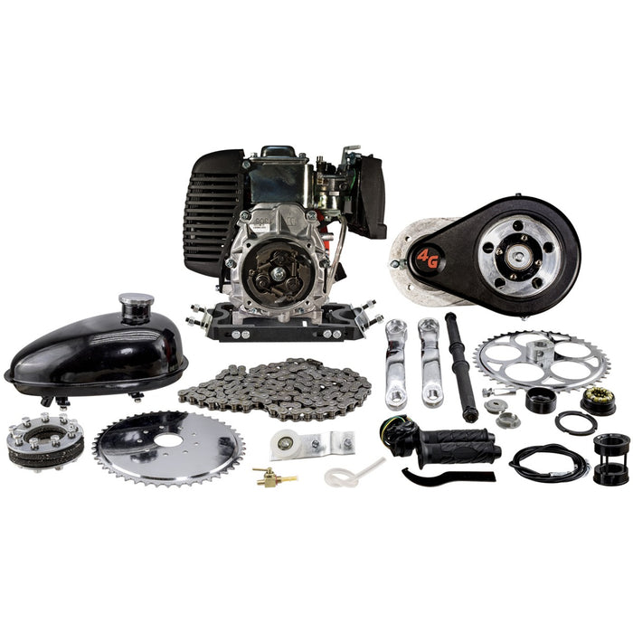 49cc 4 Stroke 4G T Belt Drive Complete Gas Powered Engine Kit